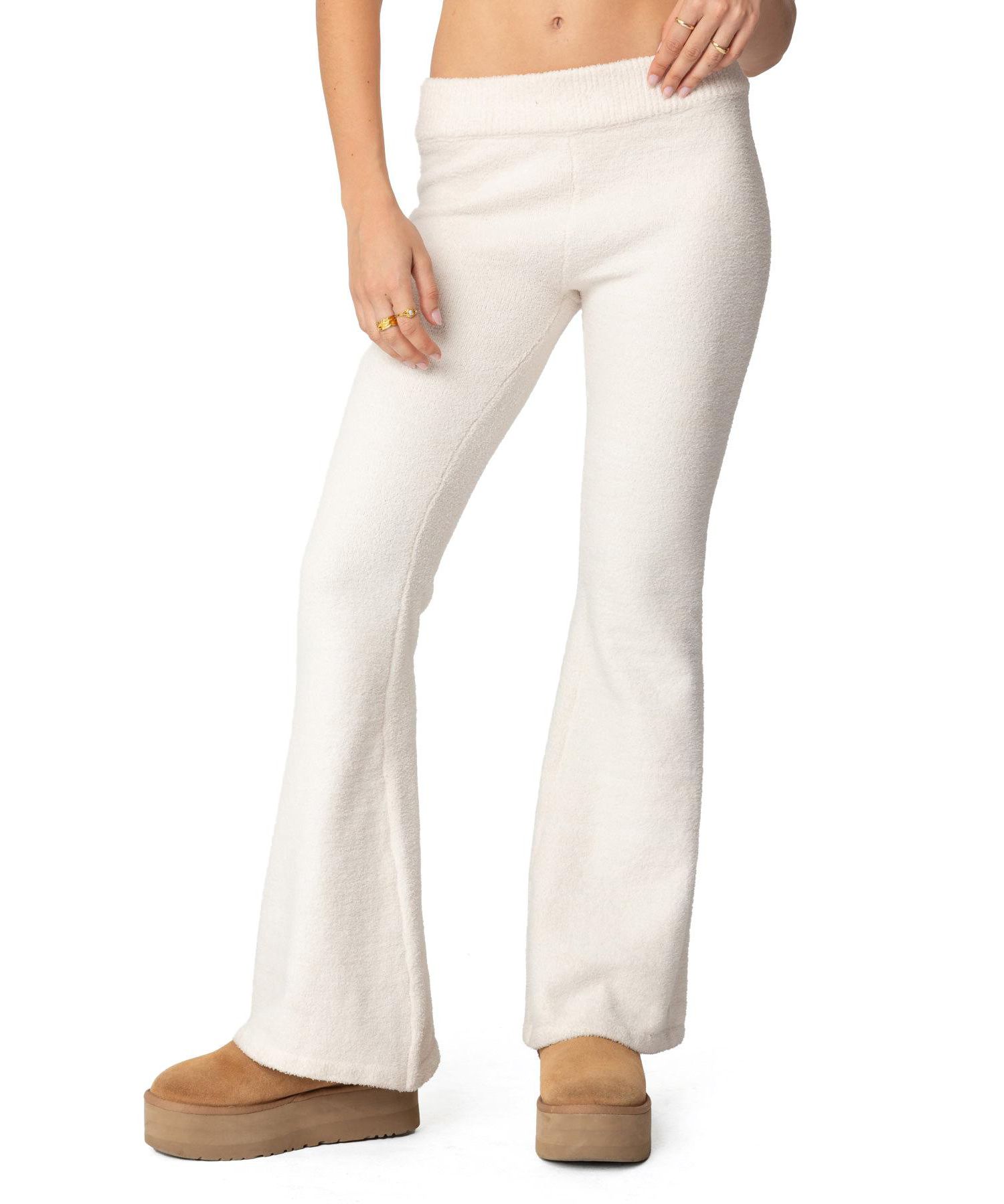 Women's Plush Flared Pants