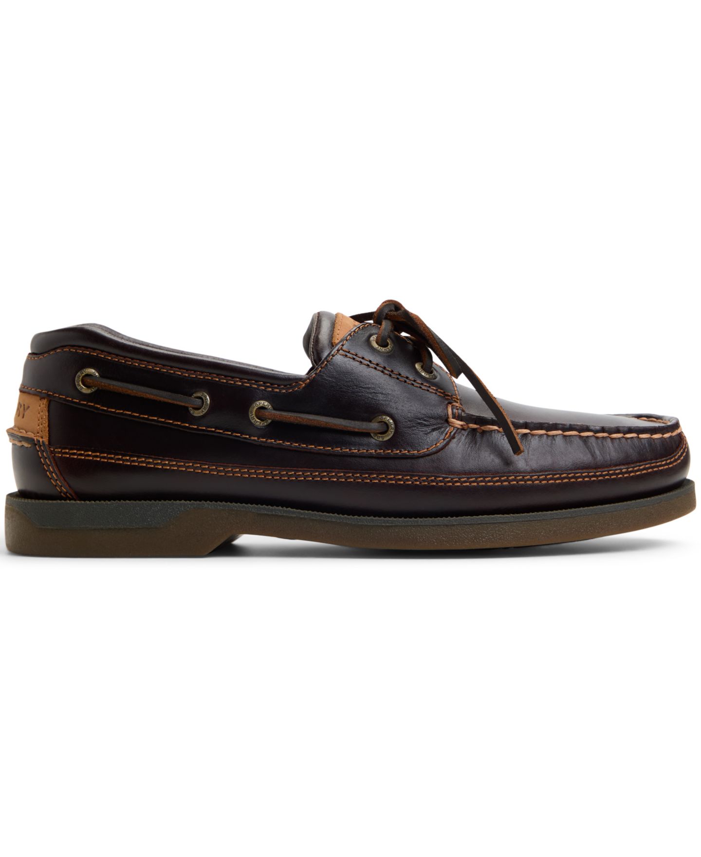 Мужские туфли Sperry Mako 2-Eye Boat, цвет: Amaretto — фото 6