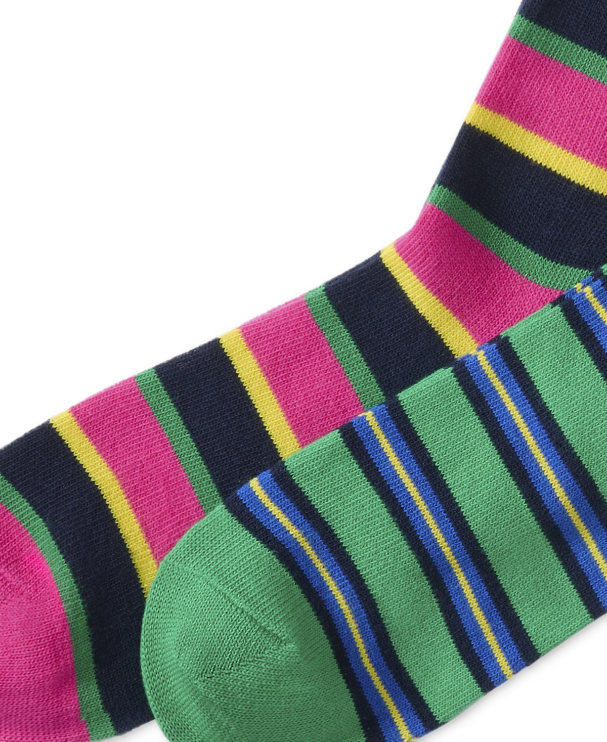 Polo Ralph Lauren Men's 2-pk. Bright Repp Stripe Slack Socks In Green
