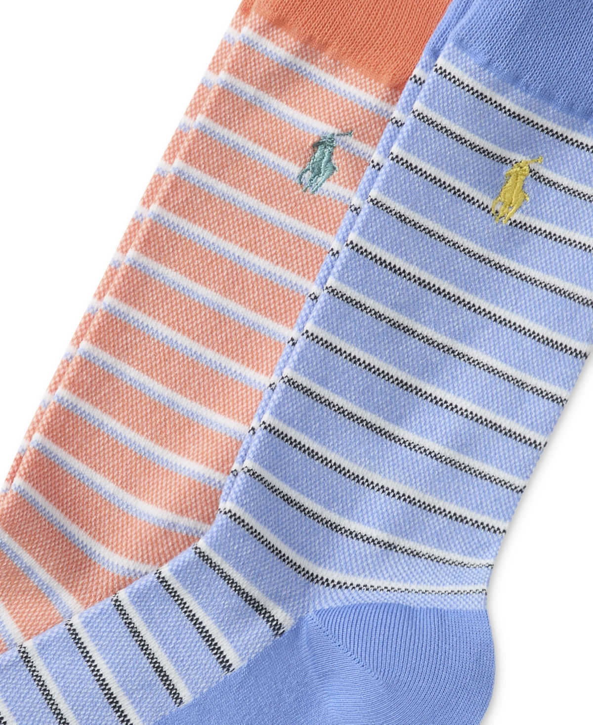 Polo Ralph Lauren Assorted 2-pack Oxford Stripe Dress Socks