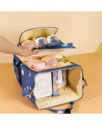 Wide Open Frame Diaper Bag Backpack