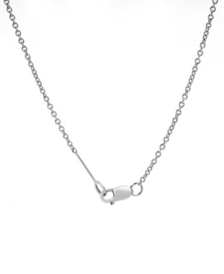 Diamond Ribbon Inspired 18" Pendant Necklace (1/2 ct. t.w.) in 14k Two-Tone Gold