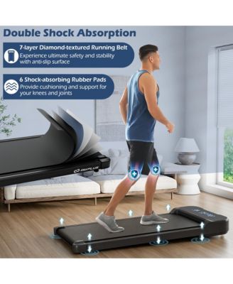 2.5HP Under Desk Treadmill for Home and Office Remote Control LED Display