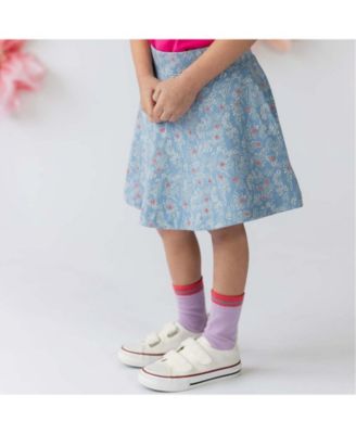 Toddler Girls Fair Trade Organic Cotton Pocket Skirt