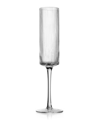 Sullivan Street Fluted Champagne Glasses, Set of 4