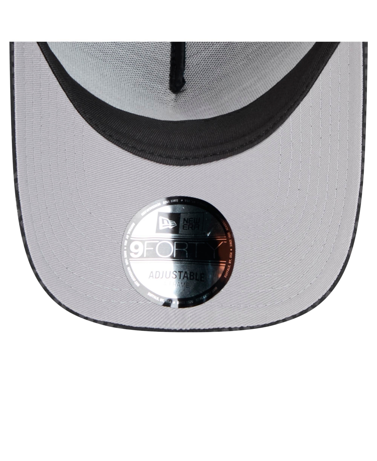 New Era Men's Black Seattle Seahawks Midnight Ink Tonal Text A-frame Trucker 9forty Adjustable Hat In Black