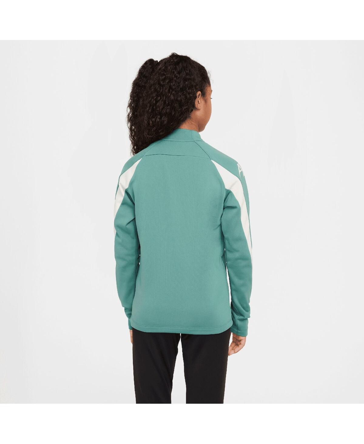 Nike Big Boys And Girls Teal Liverpool 2024/25 Academy Drill Quarter-zip Top In Teal
