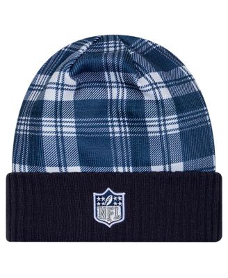 Men's Navy Dallas Cowboys Sideline Statement Cuffed Knit Hat