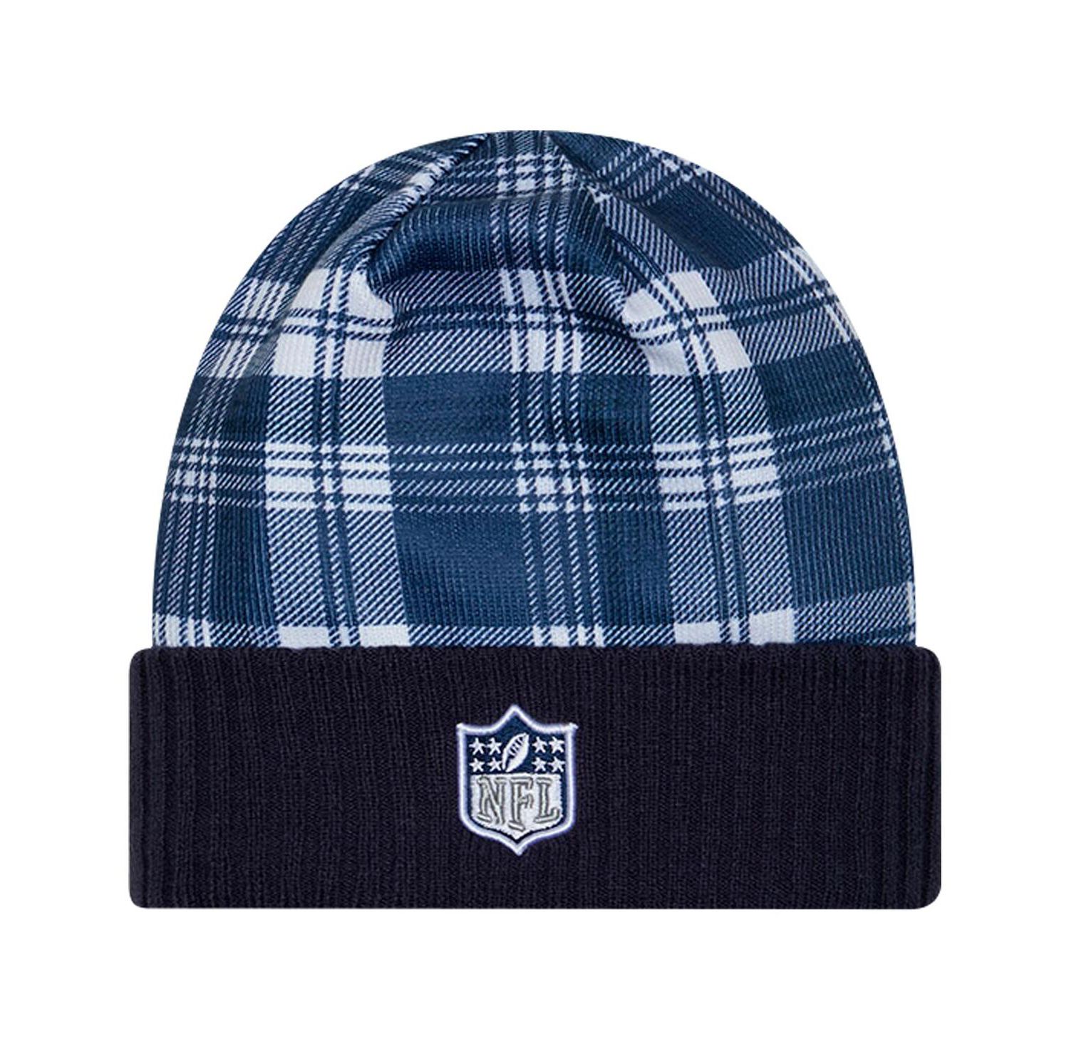 Men's Navy Dallas Cowboys Sideline Statement Cuffed Knit Hat