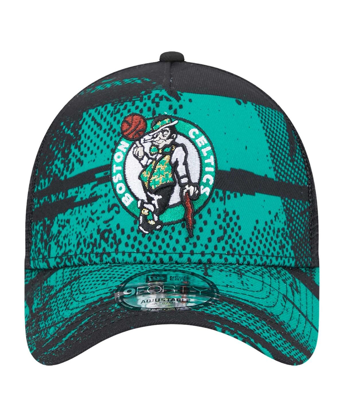 New Era Mens Boston Celtics  Celtics A Frame Otc Nba 24 Tip Off Hat In Black,kelly Green