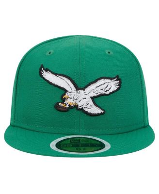 Big Boys and Girls Kelly Green Philadelphia Eagles Main 59FIFTY Fitted Hat