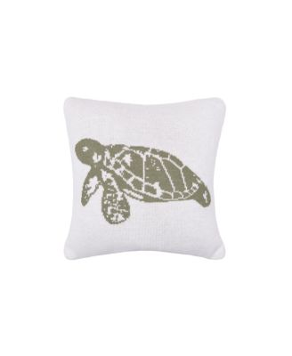 Turtle Knitted Small/Petite Accent Pillow, 10" x 10"