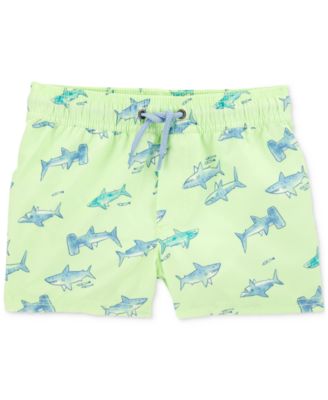 Toddler Boys Shark Rashguard & Swim Trunk Set