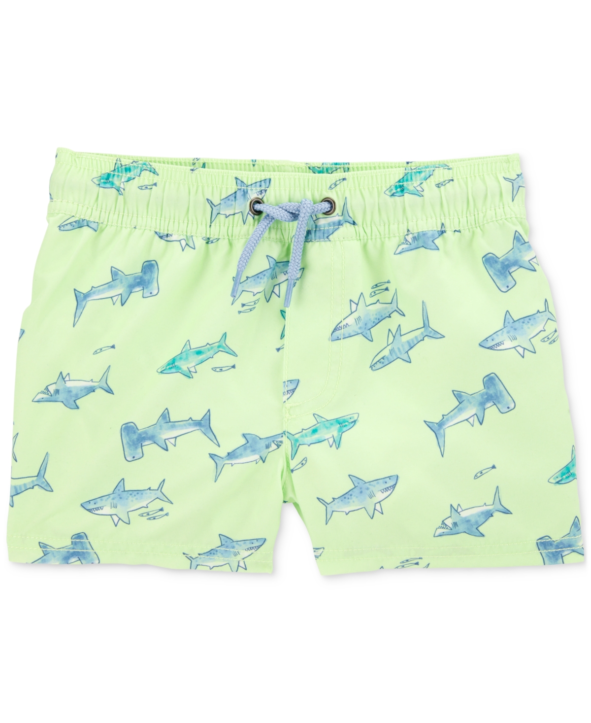 Carter's Toddler Boys Shark Rashguard & Swim Trunk Set In Assorted