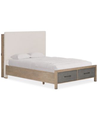 Portmore California King Upholstered Storage Bed (with soft close drawers), Created for Macy's