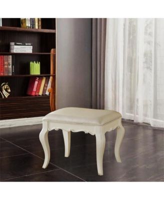 Chic Vanity Stool for Bedroom or Dressing Room Seating and Decor