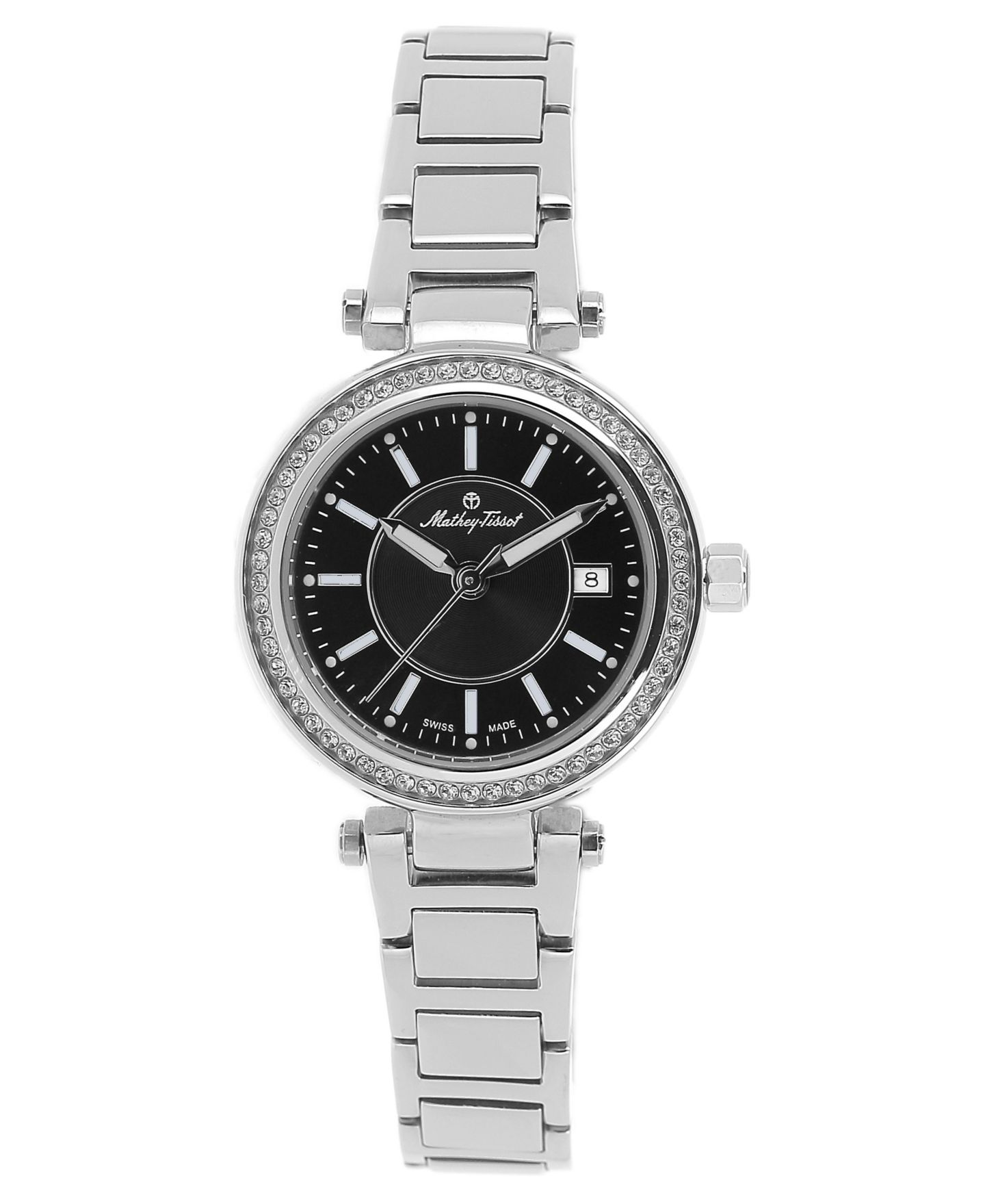 Женские часы Mathey Tissot Classic Black Dial - D610AN — фото 1
