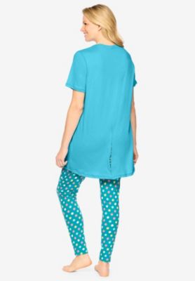 Women's Graphic Tunic PJ Set