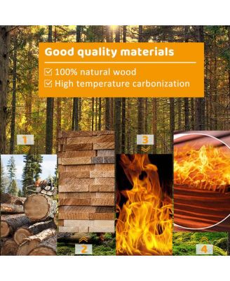 2-Person Garden Bench, Outdoor Wagon Wheel Porch Bench for Backyard Patio Garden