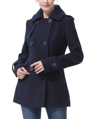 Women's Mira Wool Blend Hooded Pea Coat