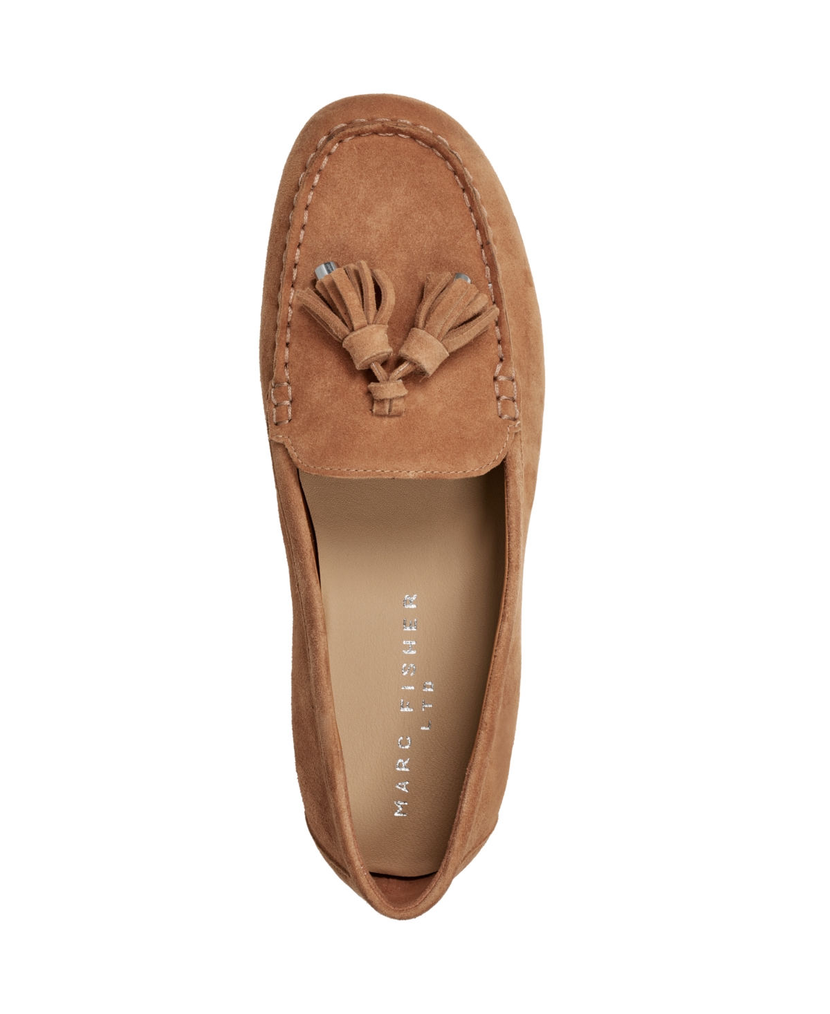 Marc Fisher Ltd Layney Driving Loafer In Medium Natural Suede
