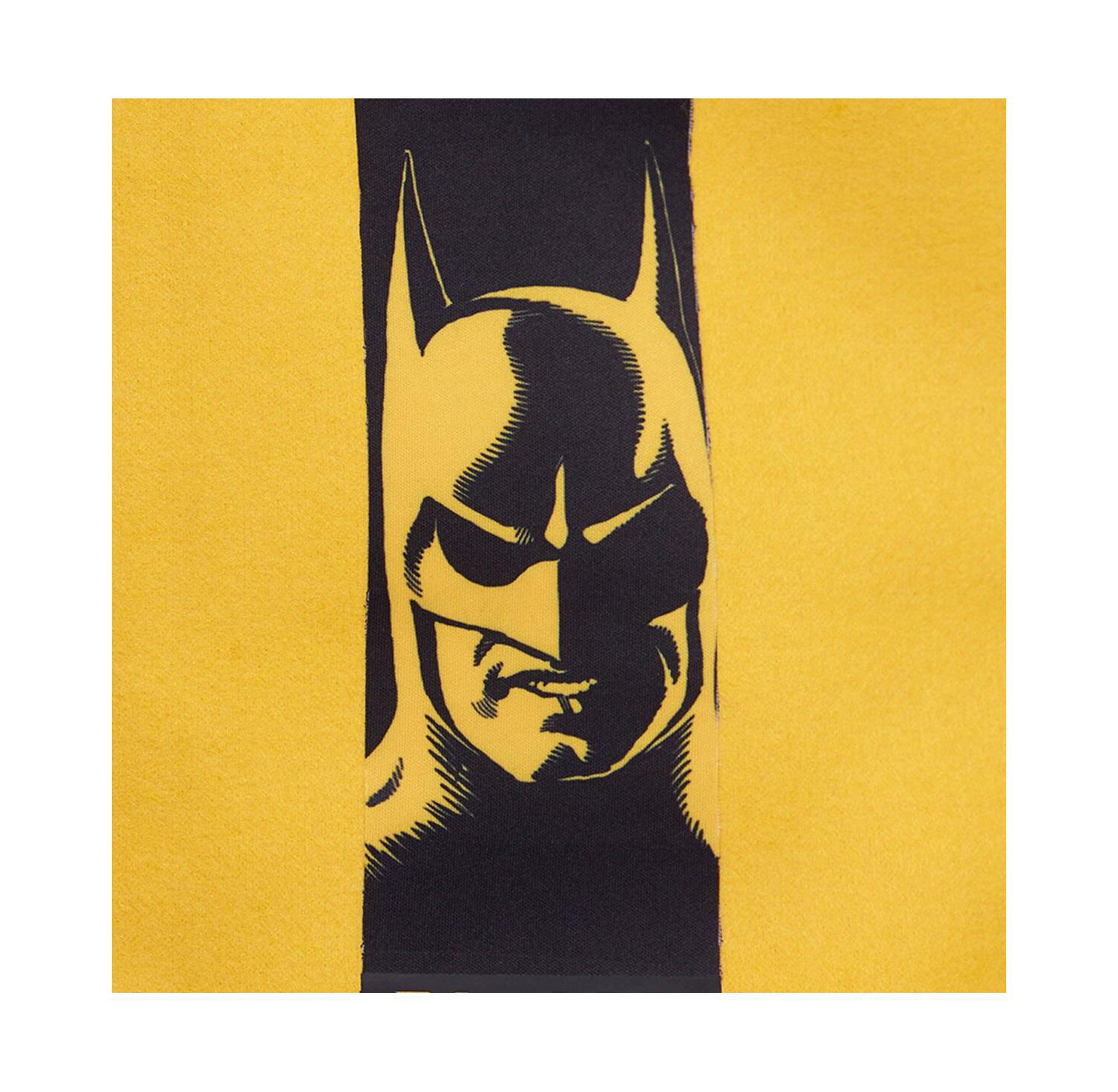 Men's Yellow Batman Comics I Am The Night Full-Zip Varsity Jacket