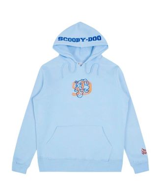 Men's Light Blue Scooby-Doo Football Training Camp Pullover Hoodie