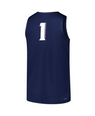 Men's 1 Navy Xavier Musketeers Replica Basketball Jersey