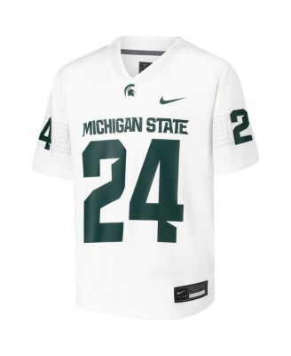 Big Boys and Girls 24 White Michigan State Spartans Untouchable Football Jersey