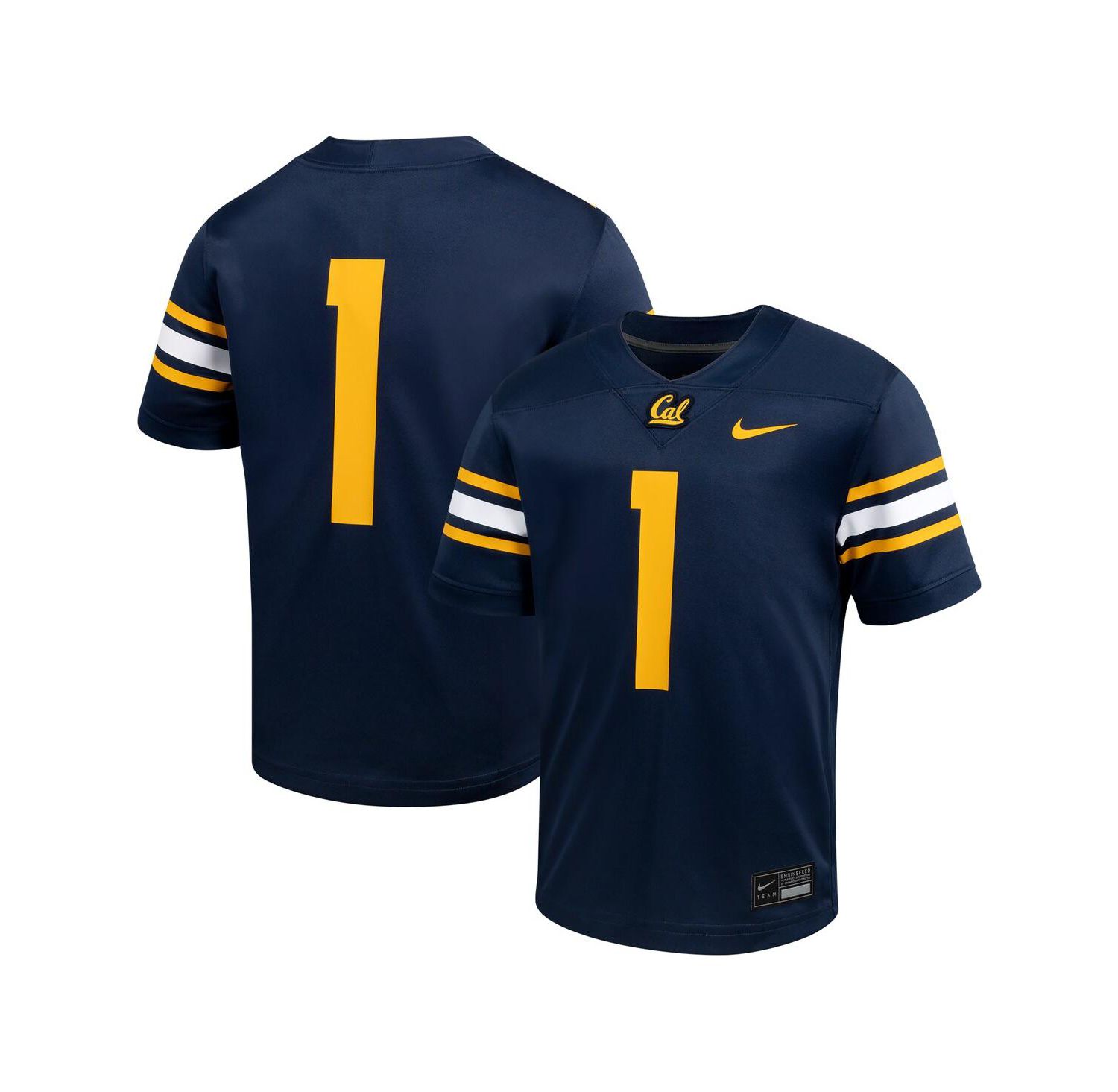 Big Boys and Girls 1 Navy Cal Bears Untouchable Football Jersey