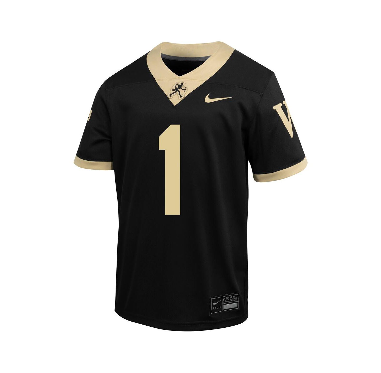Big Boys and Girls 1 Black Wake Forest Demon Deacons Untouchable Football Jersey