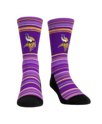 Men's Minnesota Vikings Primary Crew Socks Boxer Briefs Combo Pack