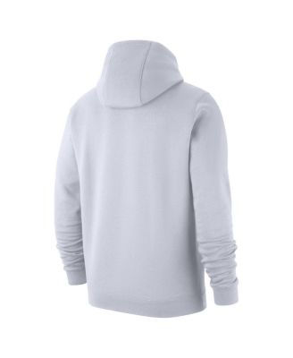 Men's White Virginia Cavaliers Logo Club Fleece Pullover Hoodie