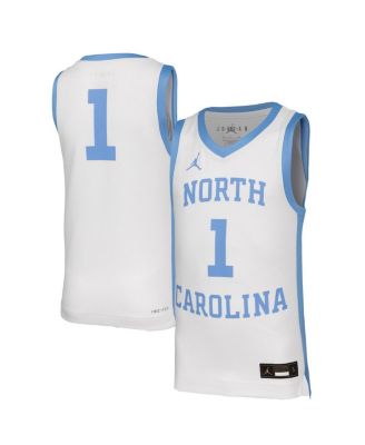 Nike - Big Boys and Girls 1 White North Carolina Tar Heels Retro Replica Basketball Jersey