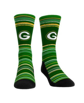 Men's Green Bay Packers Primary Crew Socks Boxer Briefs Combo Pack