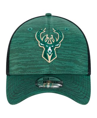 Men's Hunter Green Milwaukee Bucks Active Tech Neo Flex 39THIRTY Flex Hat