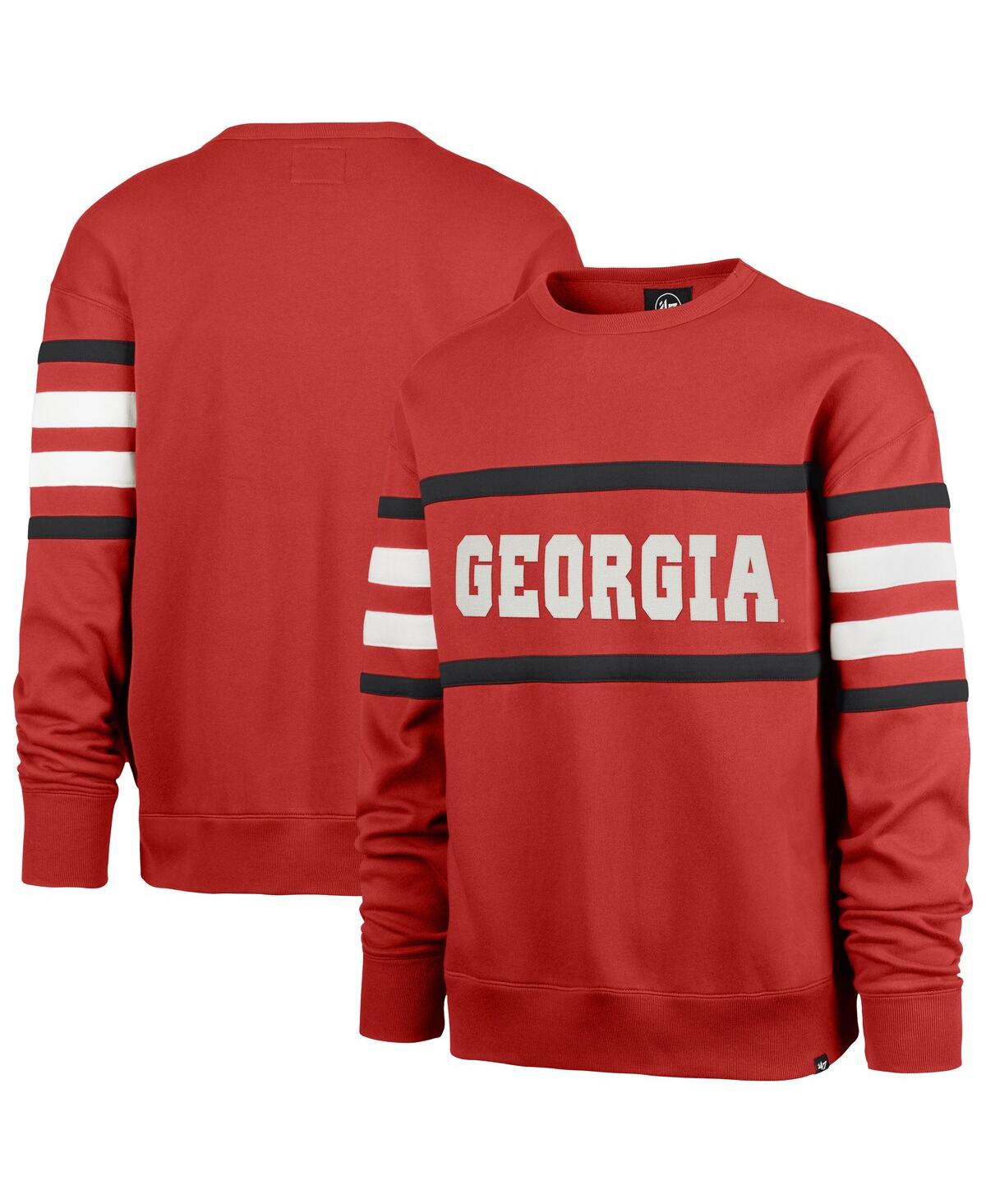 '47 Men's Red Georgia Bulldogs Coaches Collection Pullover Sweatshirt - Red