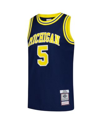 Men's Jalen Rose Navy Michigan Wolverines 1991/92 Swingman Jersey