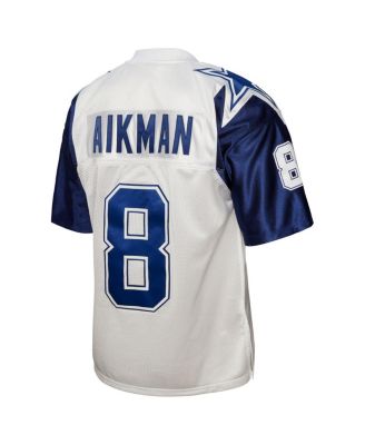Men's Troy Aikman White Dallas Cowboys 1994 Authentic Throwback Retired Player Jersey