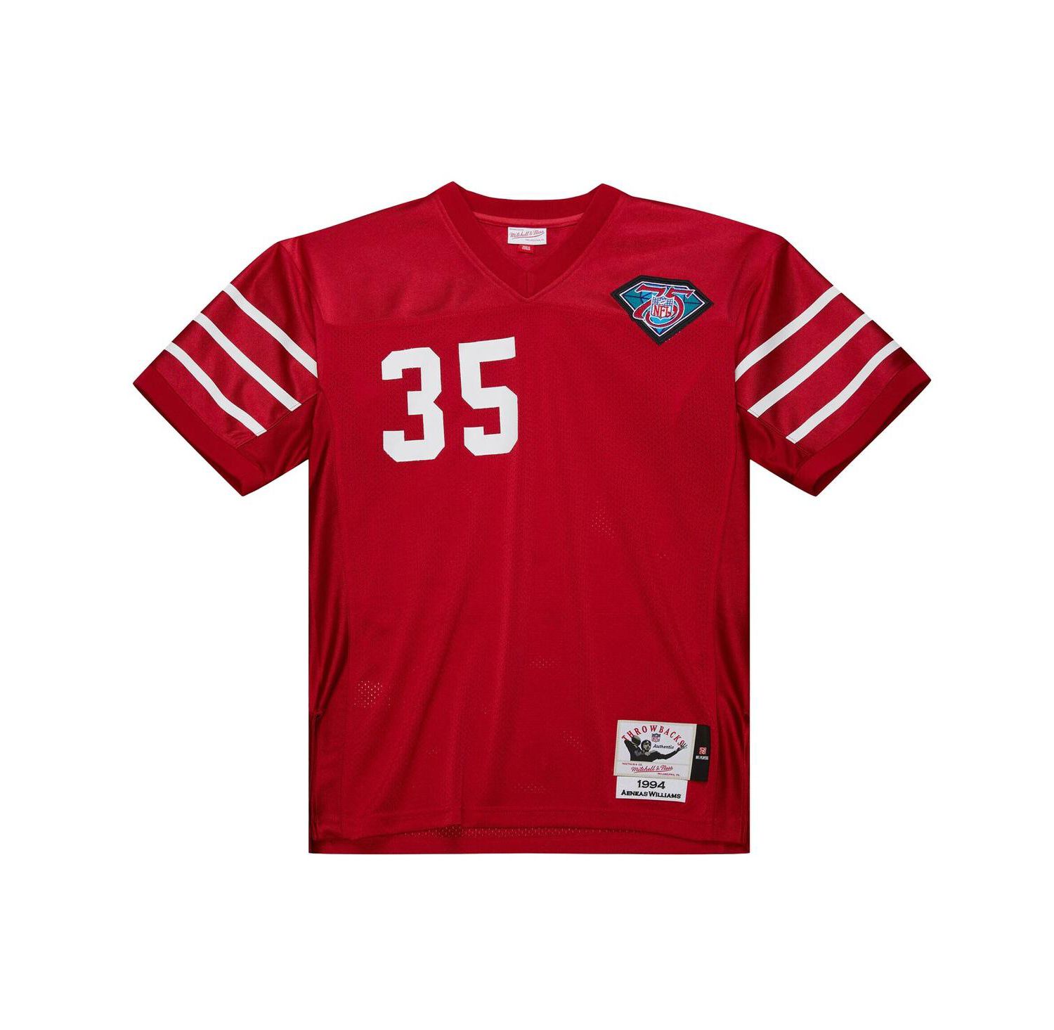 Men's Aeneas Williams Cardinal Arizona Cardinals 1994 Authentic Throwback Retired Player Jersey