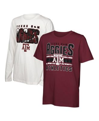 Outerstuff - Big Boys and Girls Texas A M Aggies In the Mix T-Shirt Combo Set