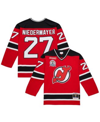 Mitchell & Ness - Men's Scott Niedermayer Red New Jersey Devils Big Tall 1999/00 Blue Line 2.0 Jersey