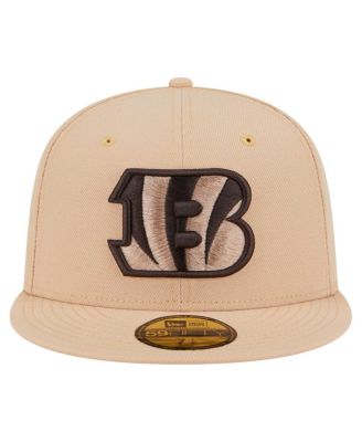 Men's Tan Cincinnati Bengals Candied Pecan 59FIFTY Fitted Hat