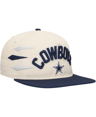Men's Stone/Navy Dallas Cowboys Athletic Golfer Adjustable Hat