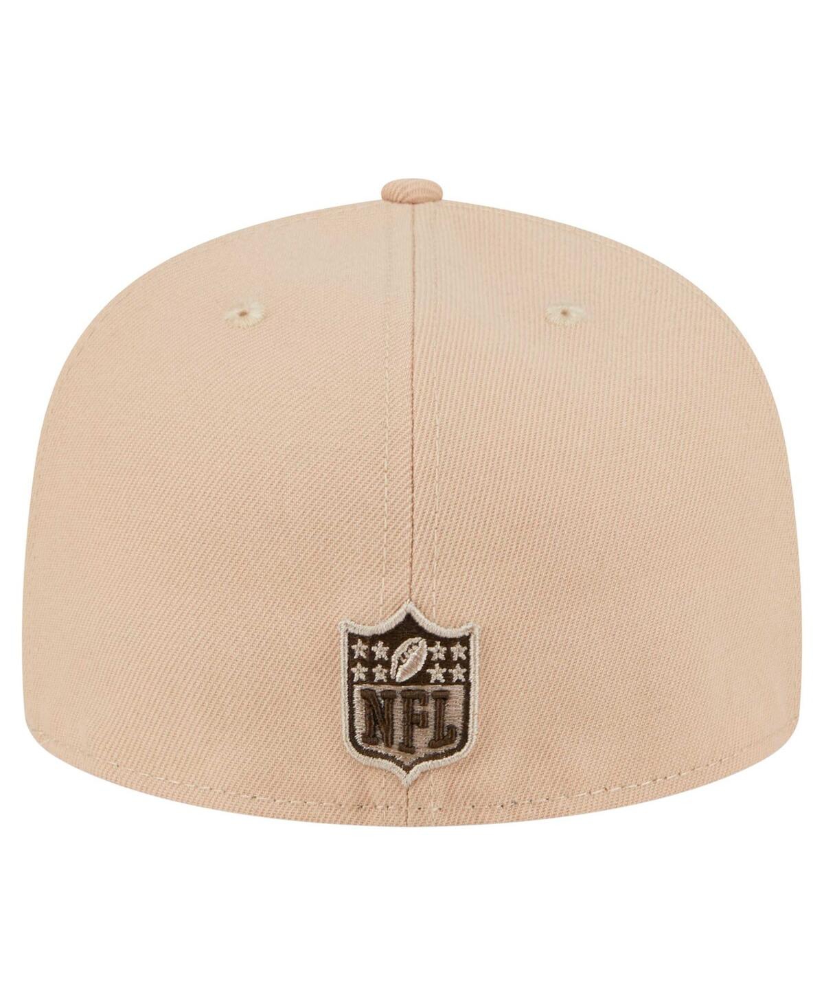 New Era Men's Tan Washington Commanders Candied Pecan 59FIFTY Fitted Hat