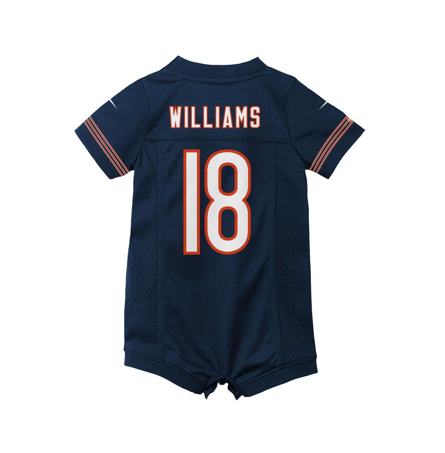 Детский комбинезон Nike Caleb Williams Navy Chicago Bears Game Romper Jersey — фото 3