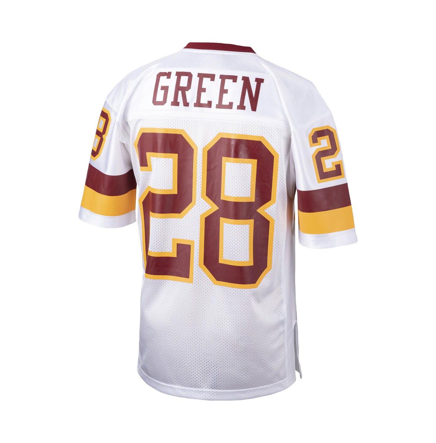 Мужской топ Mitchell & Ness Darrell Green White Washington Football Team 1991 Authentic Throwback Retired Player Jersey — фото 2