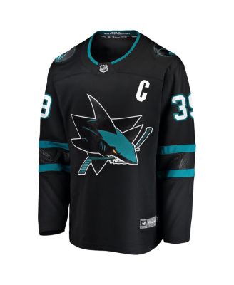 Men's Logan Couture Black San Jose Sharks Alternate Premier Breakaway Player Captain Jersey