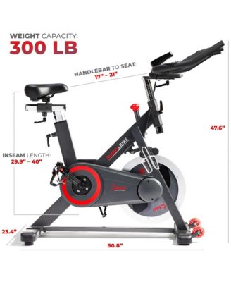 Premium Indoor Cycling Smart Stationary Bike with Exclusive SunnyFit App Enhanced Connectivity