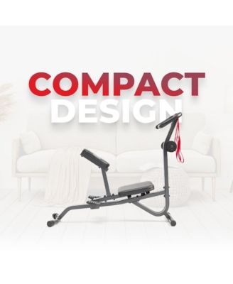 Stretch Training Machine with Multi-Grip Handles & Self-Leveling Pedals, 265 Weight Capacity